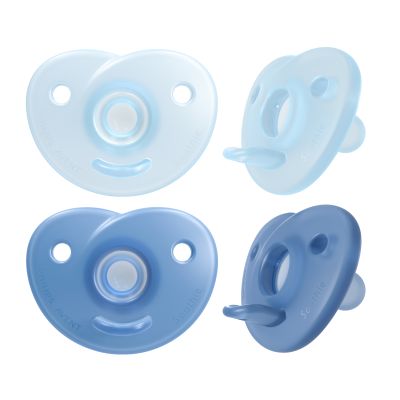 Philips Avent Soothie Fopspeen - Symmetrisch - 2 Stuks - 0-6 Mnd - Blauw 