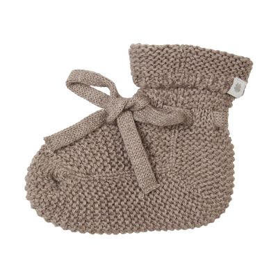 Noppies Slofjes Knit Nelson Taupe Melange