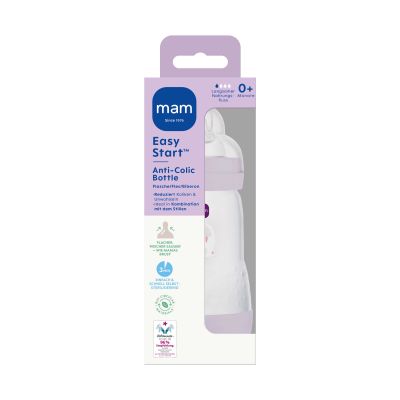 MAM Easy Start Anti-Colic Babyfles - 260 ml - Lila MAM Easy Start Anti-Colic Babyfles - 260 ml - Lila