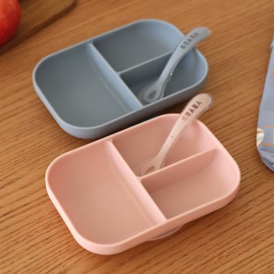 Beaba Siliconen Eetset - Cotton Candy
