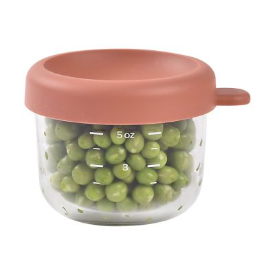 Beaba Bewaarpotje Glas - 150 ml - Terracotta Beaba Bewaarpotje Glas - 150 ml - Terracotta