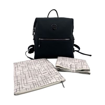Isoki Luiertas Rugzak - Newport Neoprene - Black