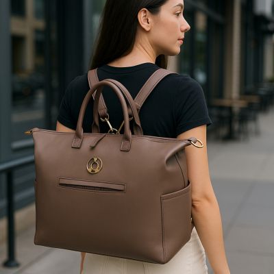 Isoki Luiertas - Bronte Bag - Mocha