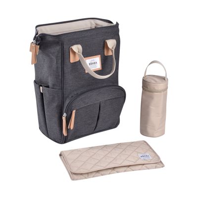 Beaba Wellington Verzorgingstas - Dark Heather Grey