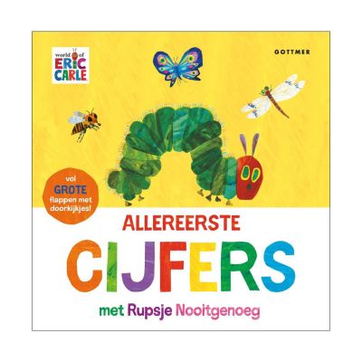 Gottmer Boek - Allereerste Cijfers met Rupsje Nooitgenoeg