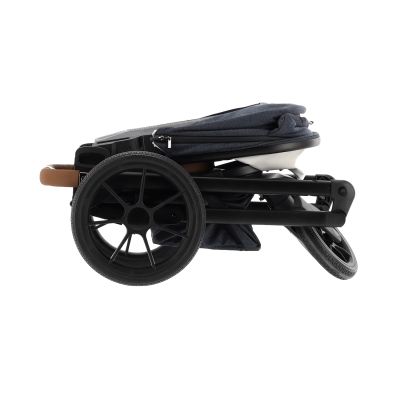 Qute Q-Rider Plus Kinderwagen - Denim Blue | Kidsriver Curve Autostoel - Black