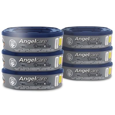 Angelcare Luieremmer Zakken Achthoekige Navulbaar 6 Pack