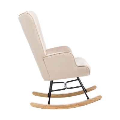 Aemely Schommelstoel Steerne Velvet Beige