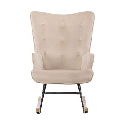 Aemely Schommelstoel Steerne Velvet Beige