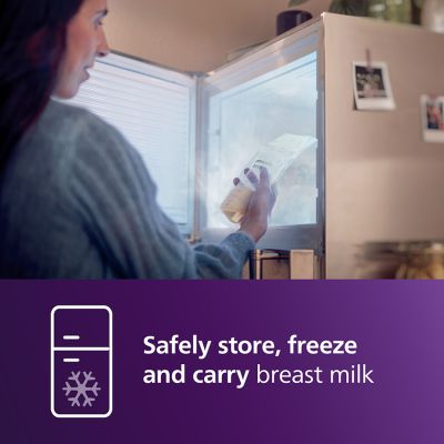 Philips Avent Bewaarzakjes Moedermelk – 180 ml – 50 Stuks Philips Avent Bewaarzakjes Moedermelk – 180 ml – 50 Stuks