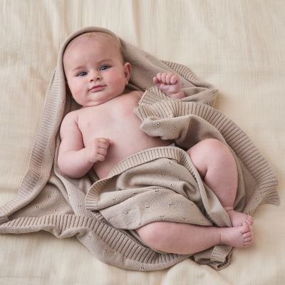 Noukie’s Babydeken - Mix & Match - 75x100 cm - Tender Beige