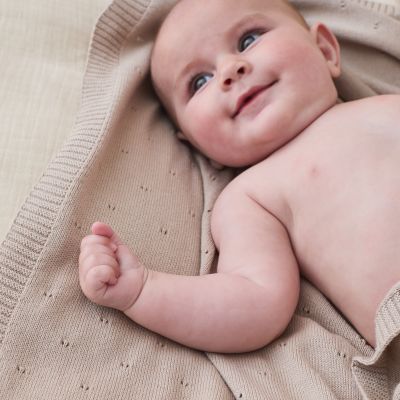 Noukie’s Babydeken - Mix & Match - 75x100 cm - Tender Beige