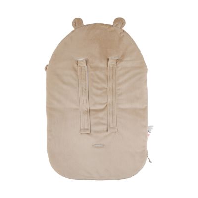 Noukie's F&O Voetenzak Autostoel - Veloudoux - Beige