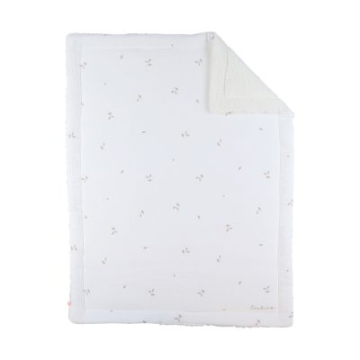 Noukie's F&O Deken - 75 x 100 cm - Mousseline/Sherpa - Wit
