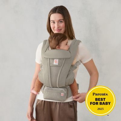 Ergobaby Omni Deluxe Mesh Draagzak - Soft Olive