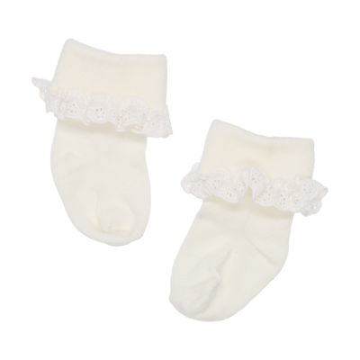 BD Collection Sokjes Kant - 3 Stuks - 0-6mnd - Multi Pink