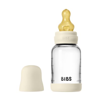 BIBS Fles - Slow Flow - 120 ml - Glas/Latex