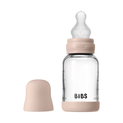 BIBS Fles - Slow Flow - 120 ml - Silicone/Glas