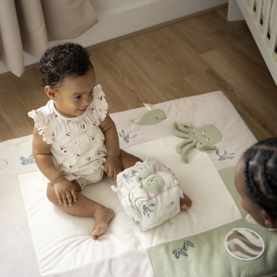 Baby's Only Parklegger - Animals - 75x95 cm - Laurel Green/Warm Linen