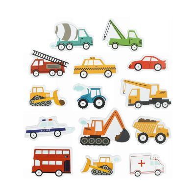 A Little Lovely Company Foam Badspeelgoed - Vehicles