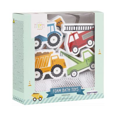 A Little Lovely Company Foam Badspeelgoed - Vehicles