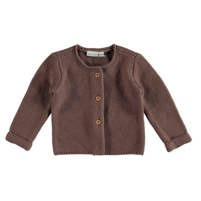 Babylook Knit Vest - Deep Taupe
