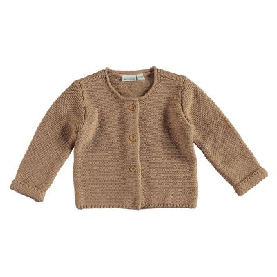 Babylook Knit Vest - Warm Taupe