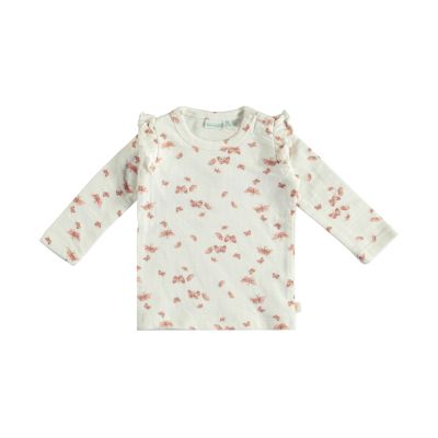 Babylook T-shirt à volants en forme de papillons