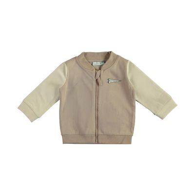 Babylook Bomber Jacket - Warm Taupe/ Sandshell