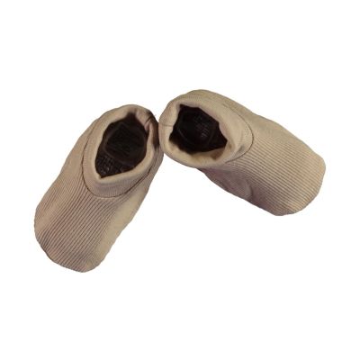 Chaussures à côtes Babylook - Taupe chaud