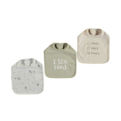Bavoir Sealife de Babylook - Lot de 3