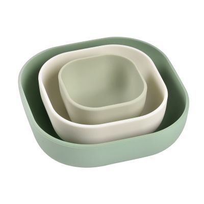 Béaba Kommen Set Siliconen Sage Green/Cotton/Misty Green

