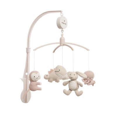 Baby&#039;s Only Muziekmobiel Animals Oud Roze / Warm Linen