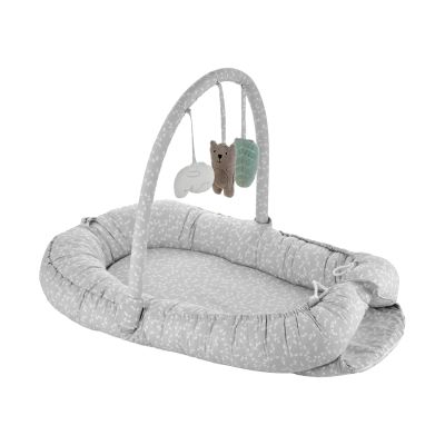 Babyjem Babynest met Speeltjes Grijs