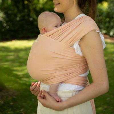 Babylonia Tricot-Slen Draagdoek - Bamboo - Apricot Crush 
