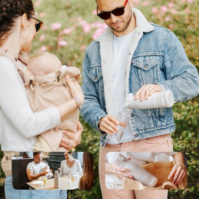 Babymoov Flessenwarmer Moov & Feed - Sand