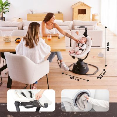 Babymoov Schommelstoel Swoon Evolution Curl White
