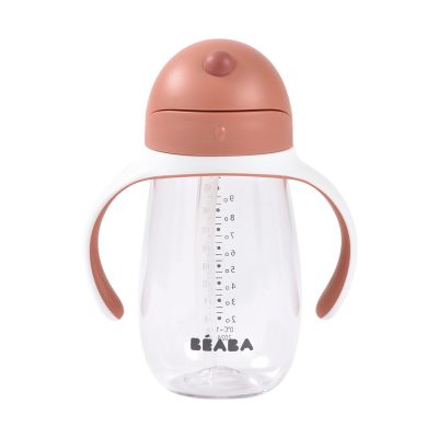 Beaba Drinkbeker met rietje 300 ml Terracotta