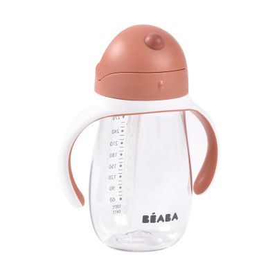Beaba Drinkbeker met rietje 300 ml Terracotta