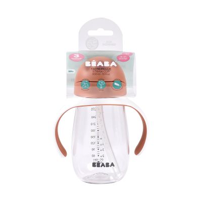 Beaba Drinkbeker met rietje 300 ml Terracotta