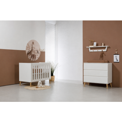TWF Ledikant 70 x 140 - Commode Beach Island White
