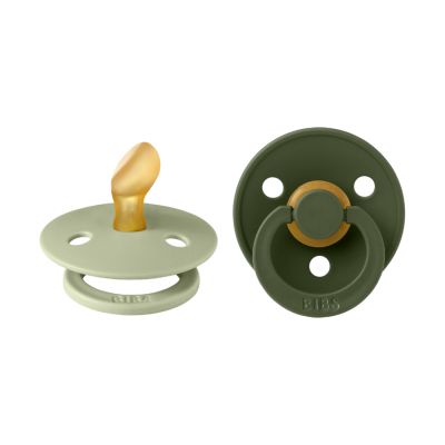 Bibs Fopspeen Latex Anatomical 6-18mnd Sage / Hunter Green (2-Pack)







