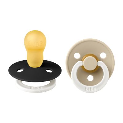 BiBs Glow In The Dark Fopspeen - Rond - 2 Stuks