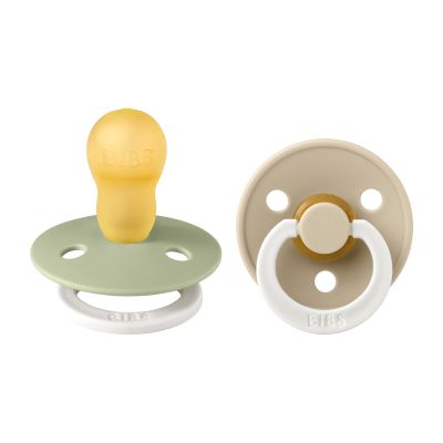 BiBs Glow In The Dark Fopspeen - Rond - 2 Stuks