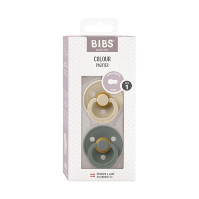 BiBs Fopspeen - Rond - 2 Stuks - 0-6 Mnd - Vanilla/Pine BiBs Fopspeen - Rond - 2 Stuks - 0-6 Mnd - Vanilla/Pine