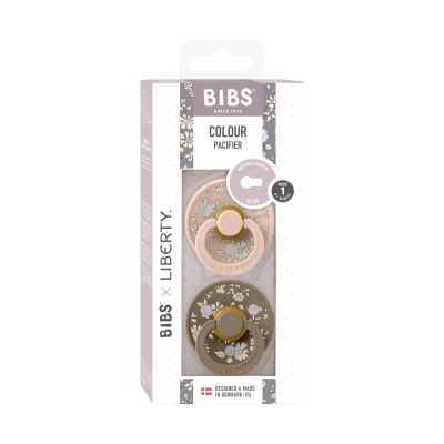 BiBs X Liberty Capel Fopspeen - 0-6 Mnd - 2 Stuks - Blush Mix BiBs X Liberty Capel Fopspeen - 0-6 Mnd - 2 Stuks - Blush Mix