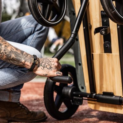 The Jiffle Kinderwagen Wagon 2 Black The Jiffle Kinderwagen Wagon 2 Black