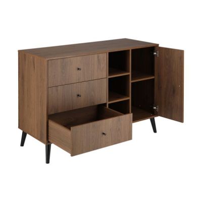 Bopita Ledikant 60x120 - Commode XL - 2 Deurskast - Zara - Walnoot Bopita Ledikant 60x120 - Commode XL - 2 Deurskast - Zara - Walnoot