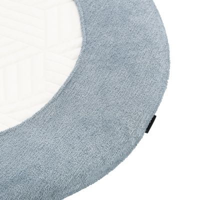 Kidsmill Soft Elegance II Boxmatras Hoes Rond Ø 90 cm - Iceblue