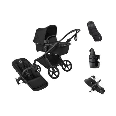 Bugaboo Cub Kinderwagen - Essentiël Bundel - Heritage Black